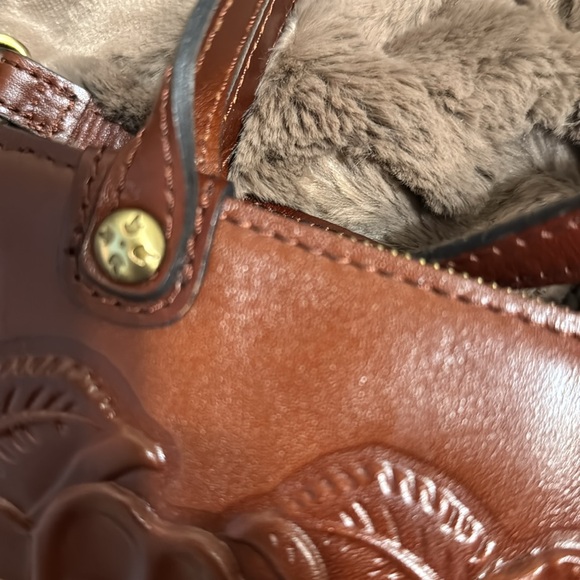 Beautiful Patricia Nash leather bag, never used, non smoking, brown - Picture 4 of 4